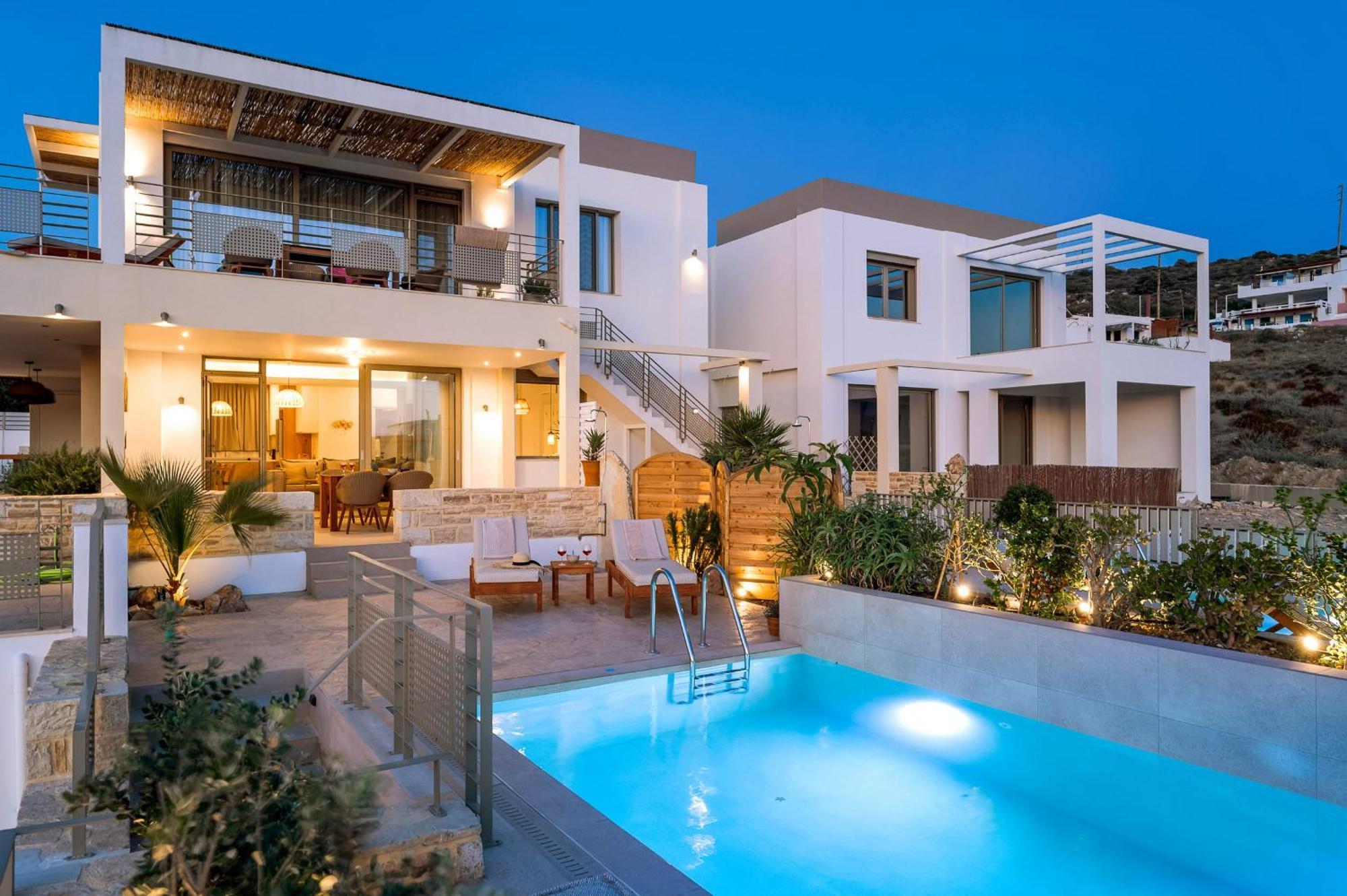 Ammokrinos Luxury Homes,150M From The Beach Kalamaki  Eksteriør billede