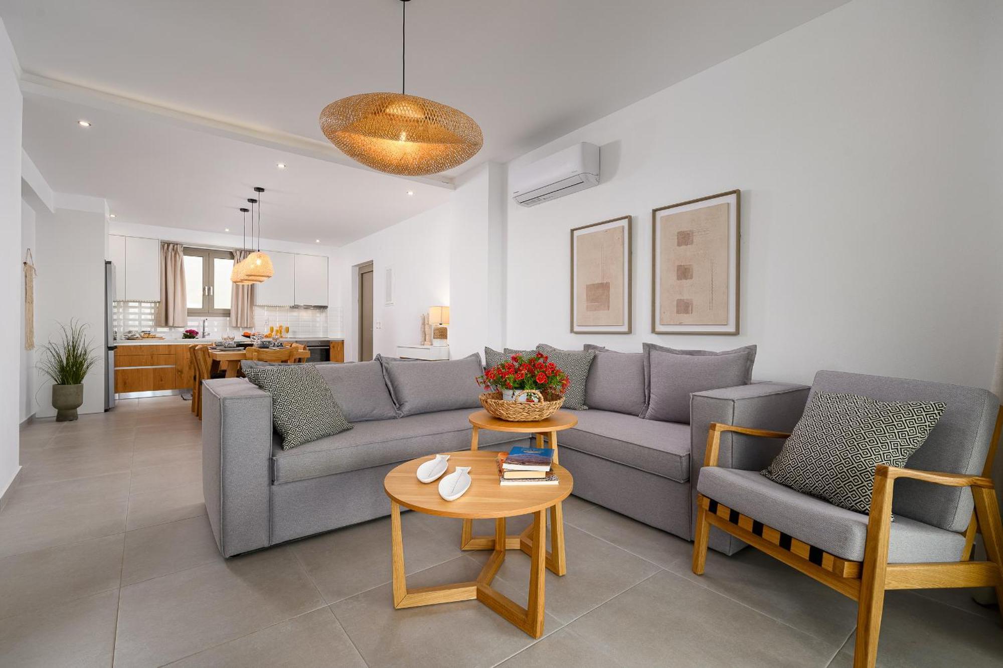 Ammokrinos Luxury Homes,150M From The Beach Kalamaki  Eksteriør billede