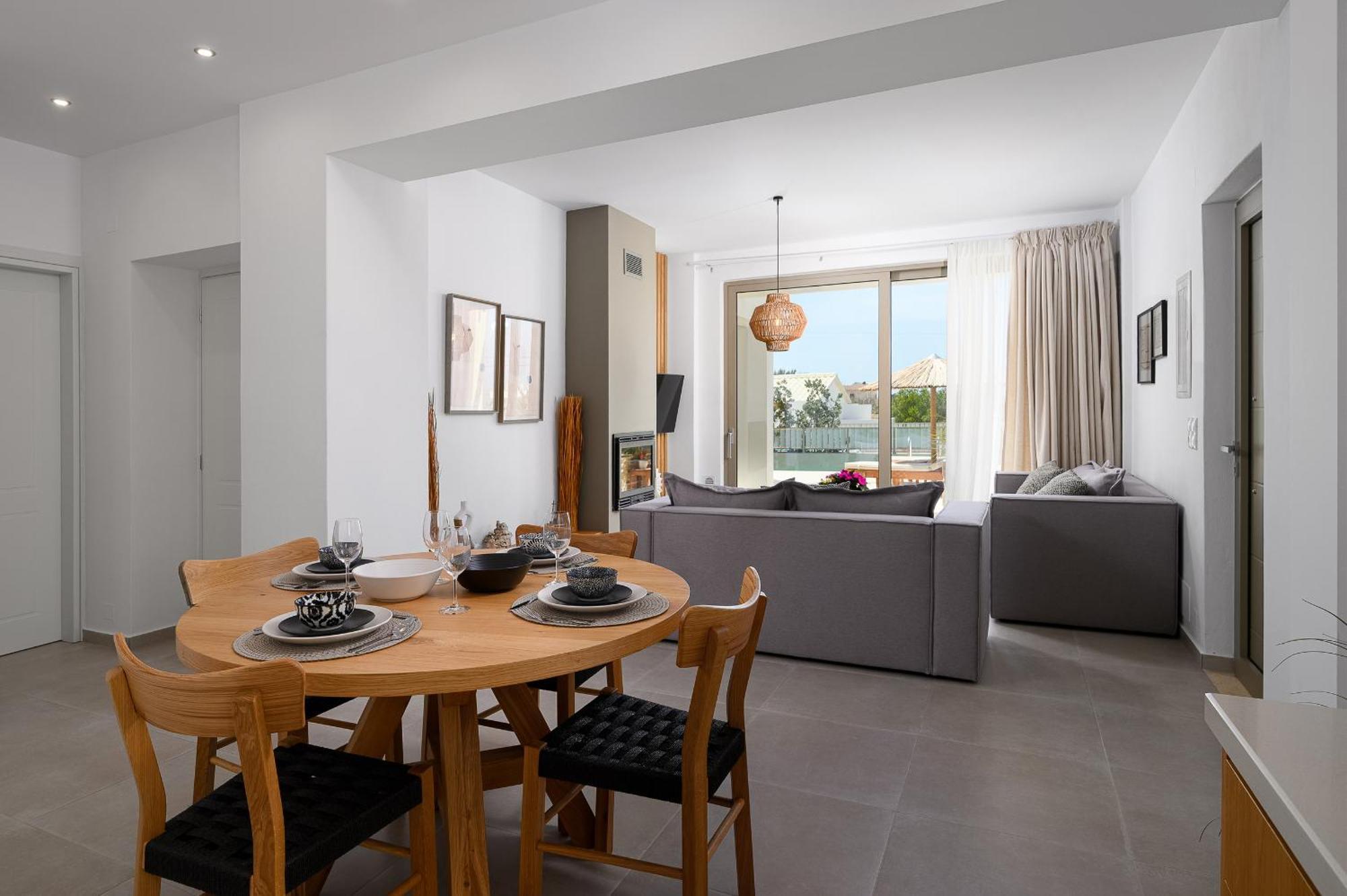 Ammokrinos Luxury Homes,150M From The Beach Kalamaki  Eksteriør billede