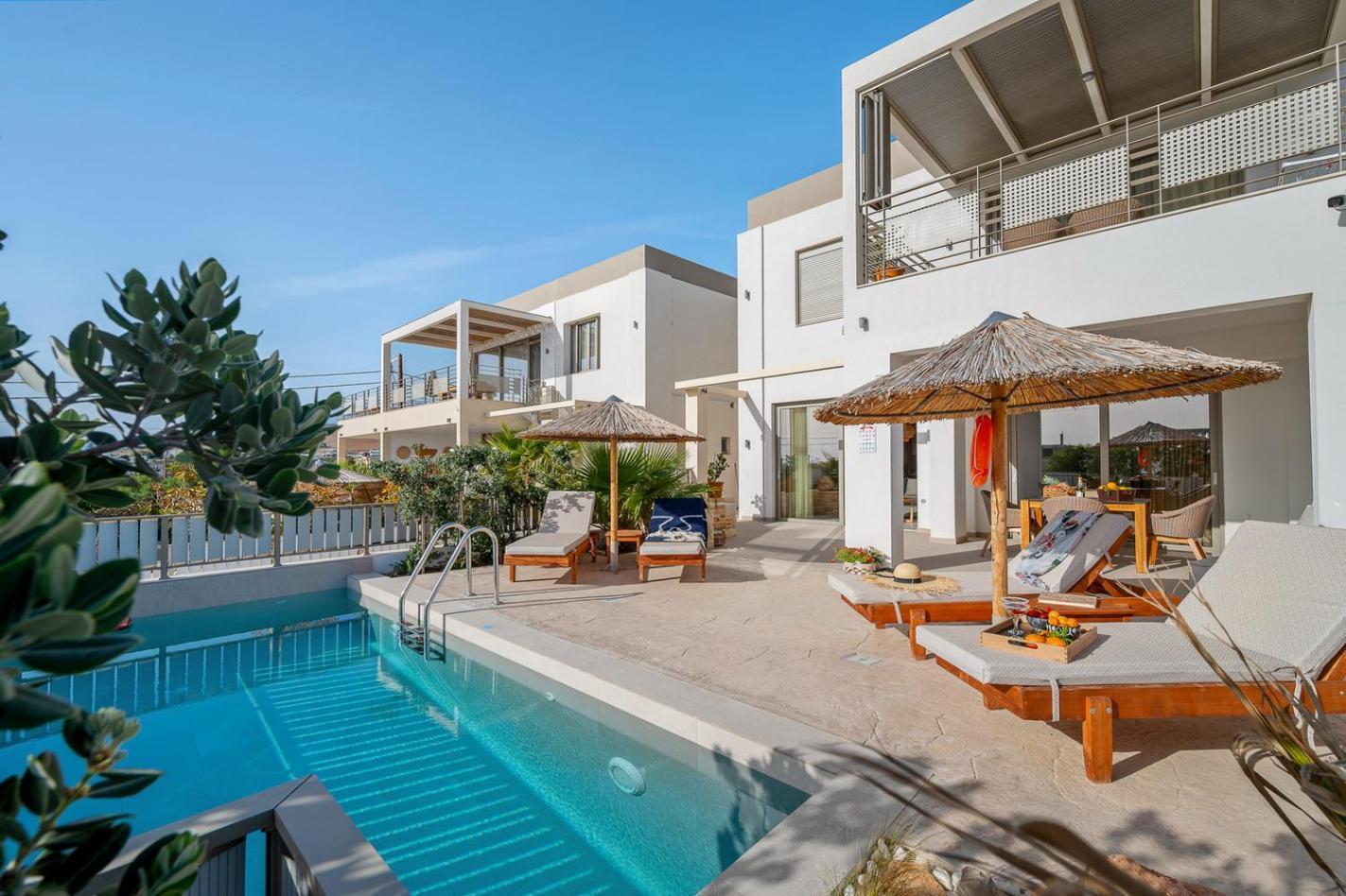 Ammokrinos Luxury Homes,150M From The Beach Kalamaki  Eksteriør billede
