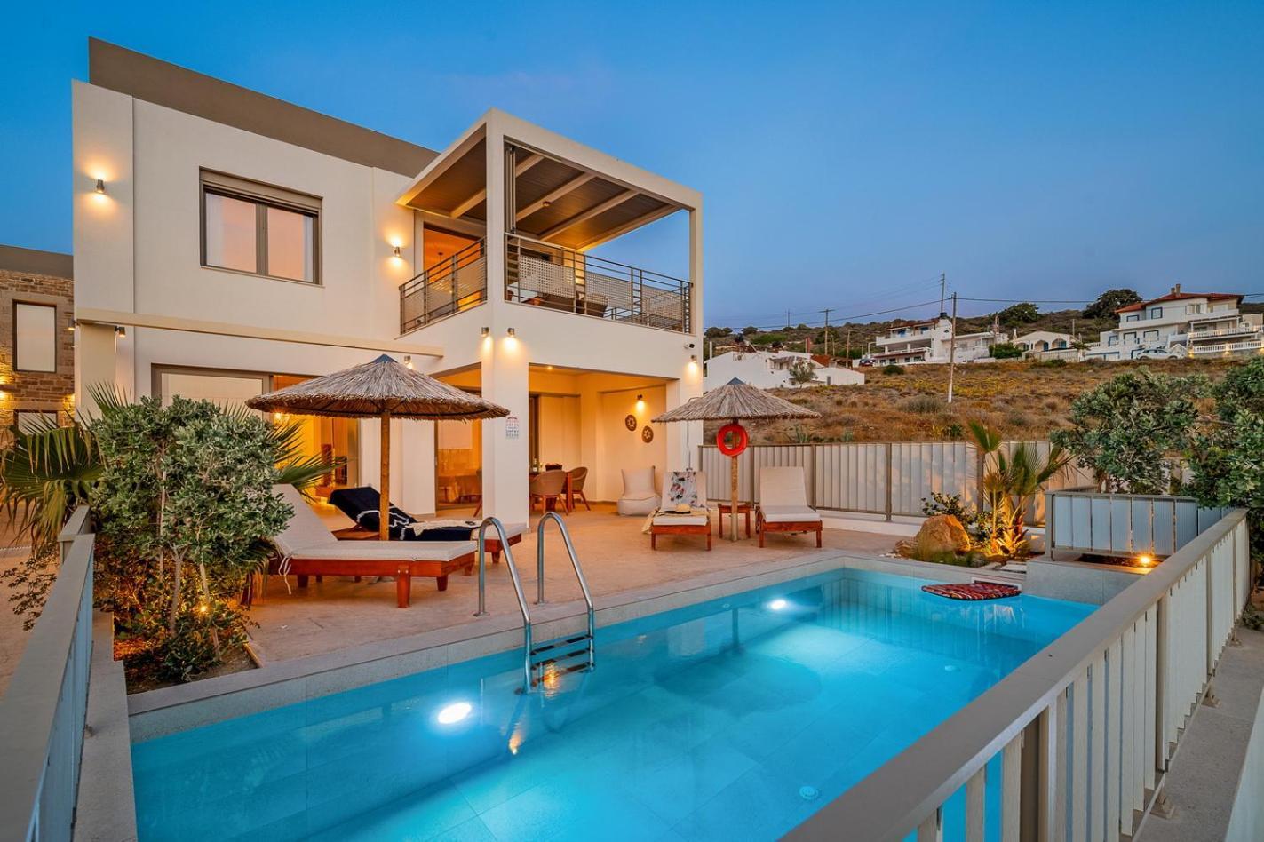 Ammokrinos Luxury Homes,150M From The Beach Kalamaki  Eksteriør billede