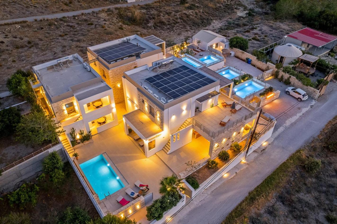 Ammokrinos Luxury Homes,150M From The Beach Kalamaki  Eksteriør billede