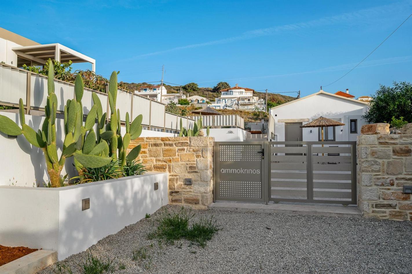Ammokrinos Luxury Homes,150M From The Beach Kalamaki  Eksteriør billede
